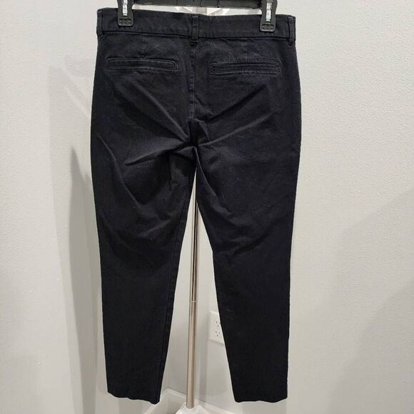 Old Navy Pixie Never Fade Pants Womens size 8 black Ankle - Picture 2 of 8